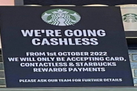 Starbucks Clarifies! Not Accepting Cash is Just a Decision by Individual Stores!