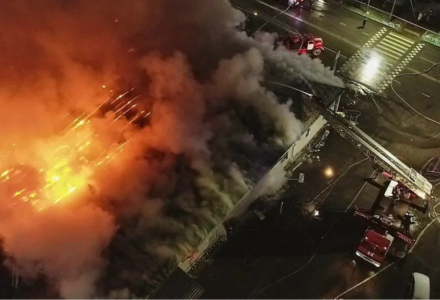 Breaking! Russian Cafe Fire Claims 15 Lives in Early Morning Blaze