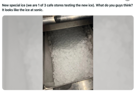 Starbucks is Changing Ice Types! The Reason: Better Taste and Texture