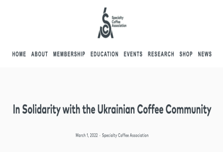 Leading Specialty Coffee Authority SCA Imposes Sanctions: Russia Banned from Coffee Competitions!