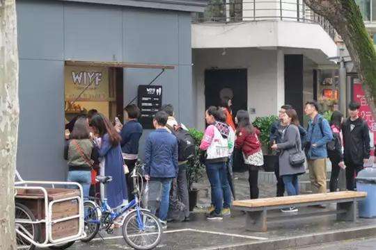 Busy coffee shop work