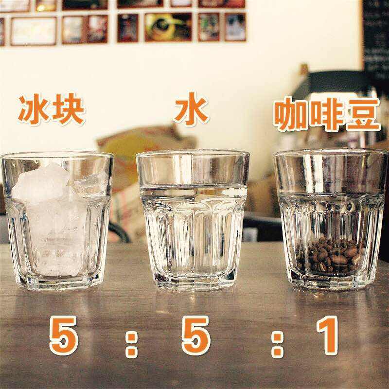 Cold drip coffee ratio demonstration