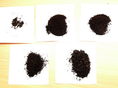 Unroasted coffee beans