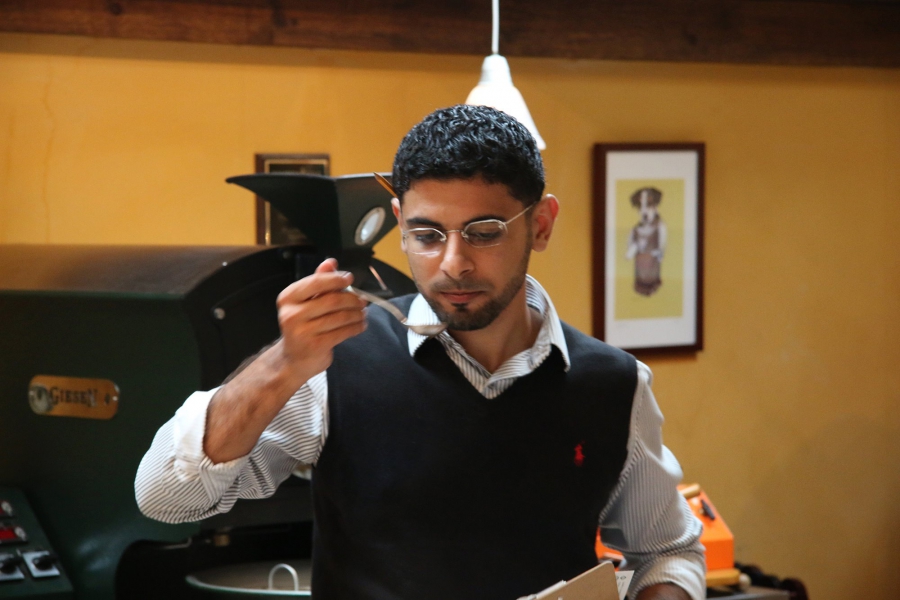 Coffee cultivation in Yemen mountains