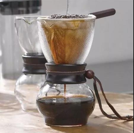 Coffee Powder in Flannel Filter