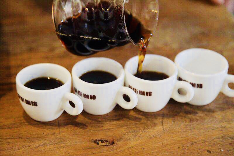 Coffee tasting session