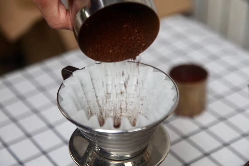 Coffee bloom process