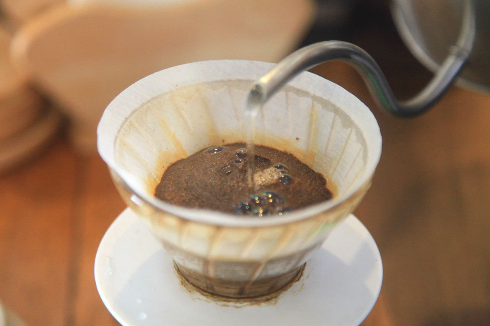 Three-Pour Brewing Method