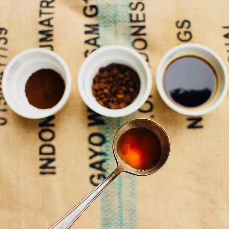 Coffee body and texture demonstration