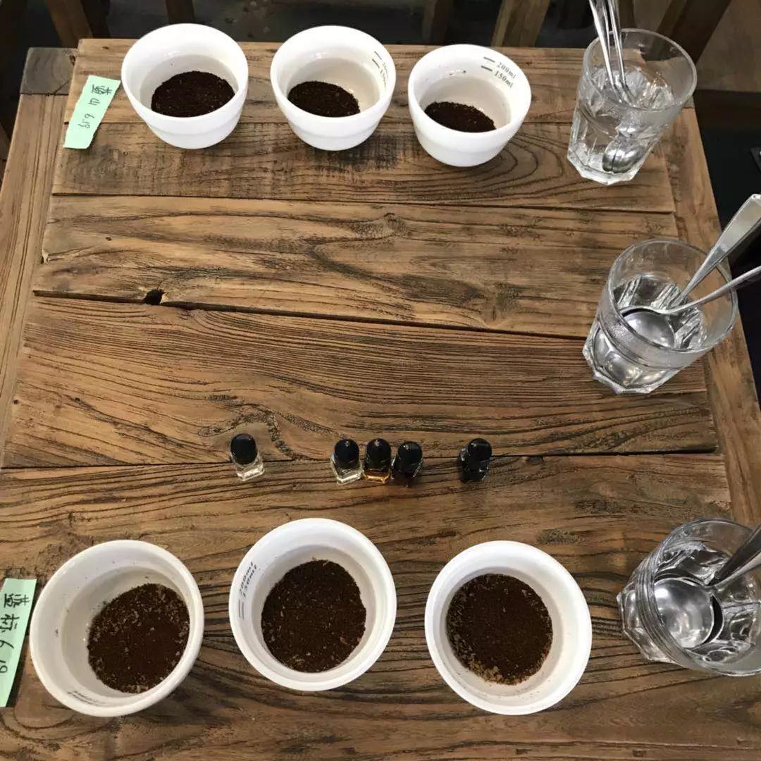 Coffee aroma training practice