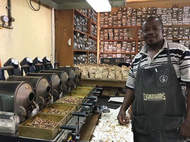 Kenyan coffee brewing