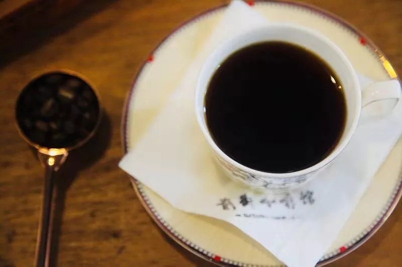 Light roast coffee beans close-up