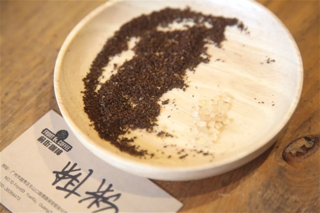 Coffee grinder and roasted beans