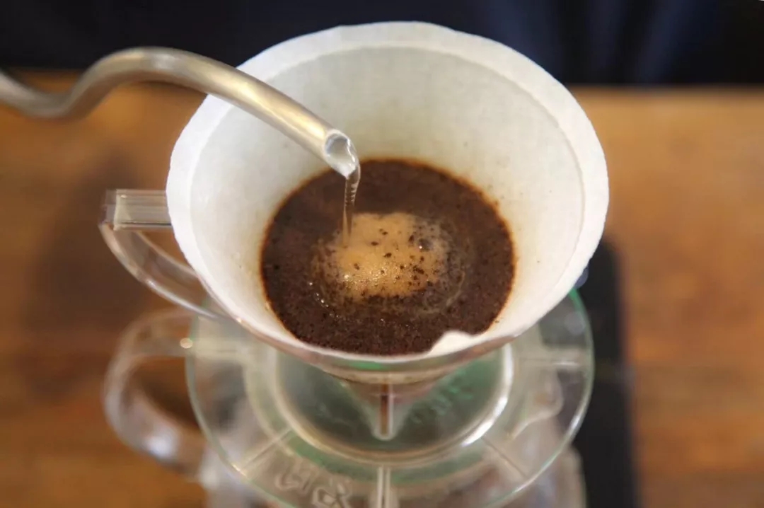 Volcano pour-over technique