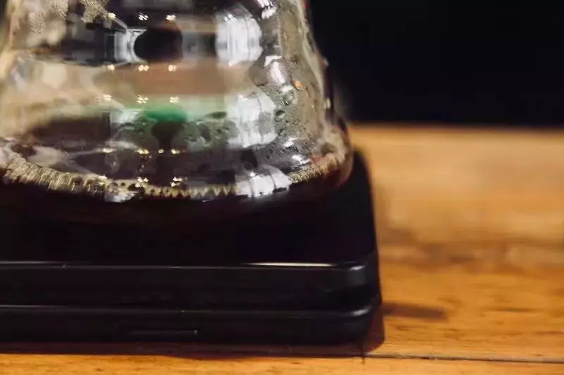 Final cup of brewed coffee