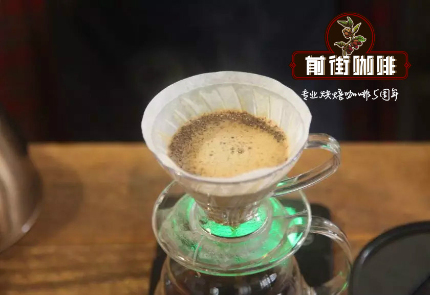 Pour over coffee brewing