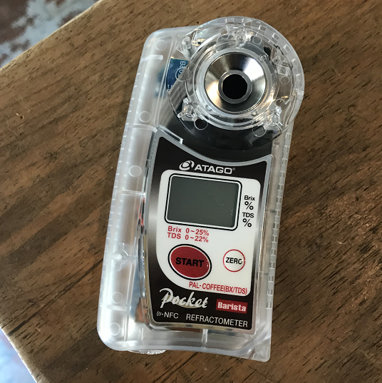 Coffee concentration meter