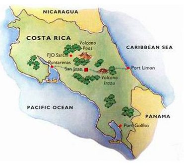 Tarrazu Coffee Region Landscape