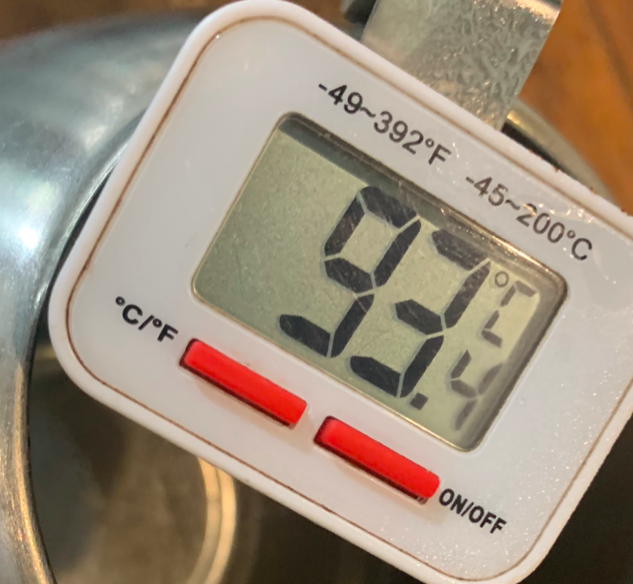 93°C brewing process