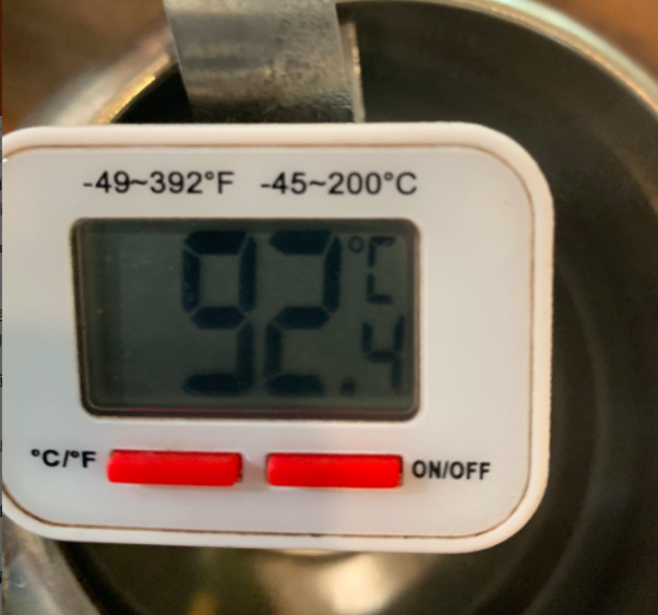 92°C brewing process