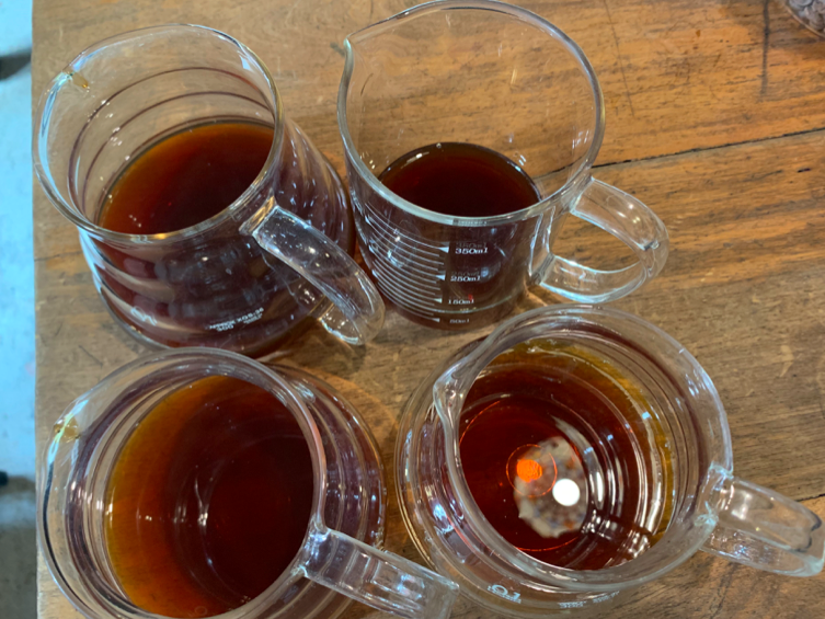 Four different temperature extractions comparison