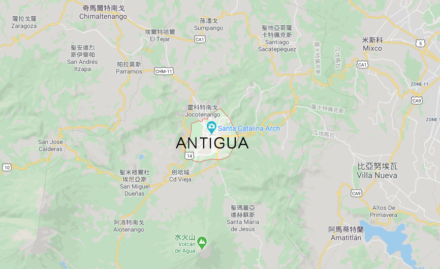 Guatemala coffee map