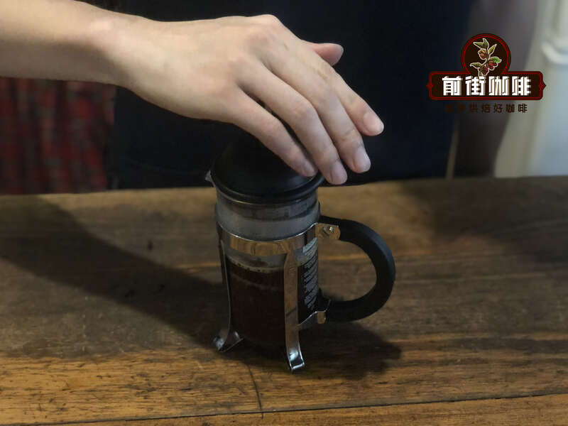 Pressing the plunger