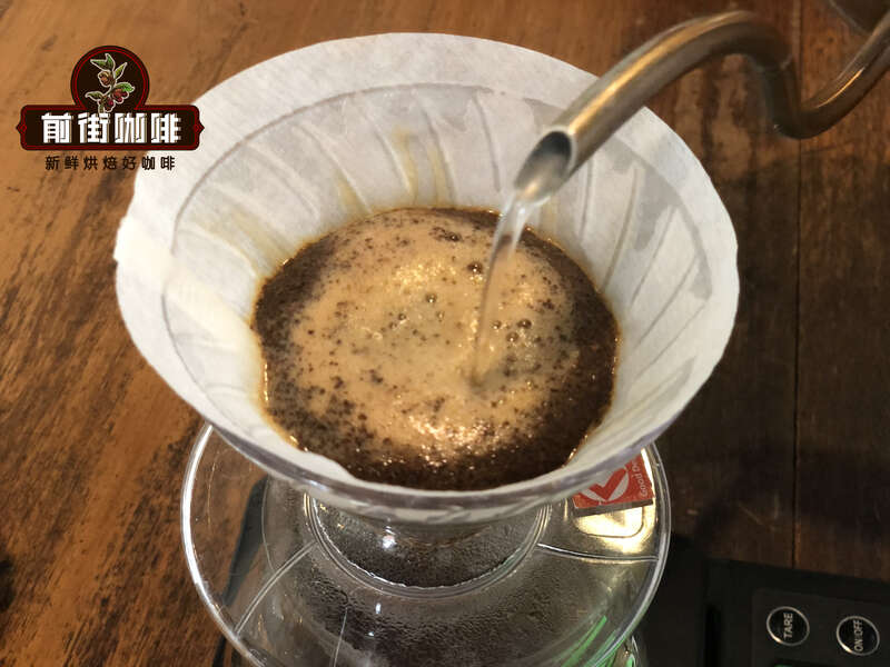 Coffee brewing setup with kettle and scale