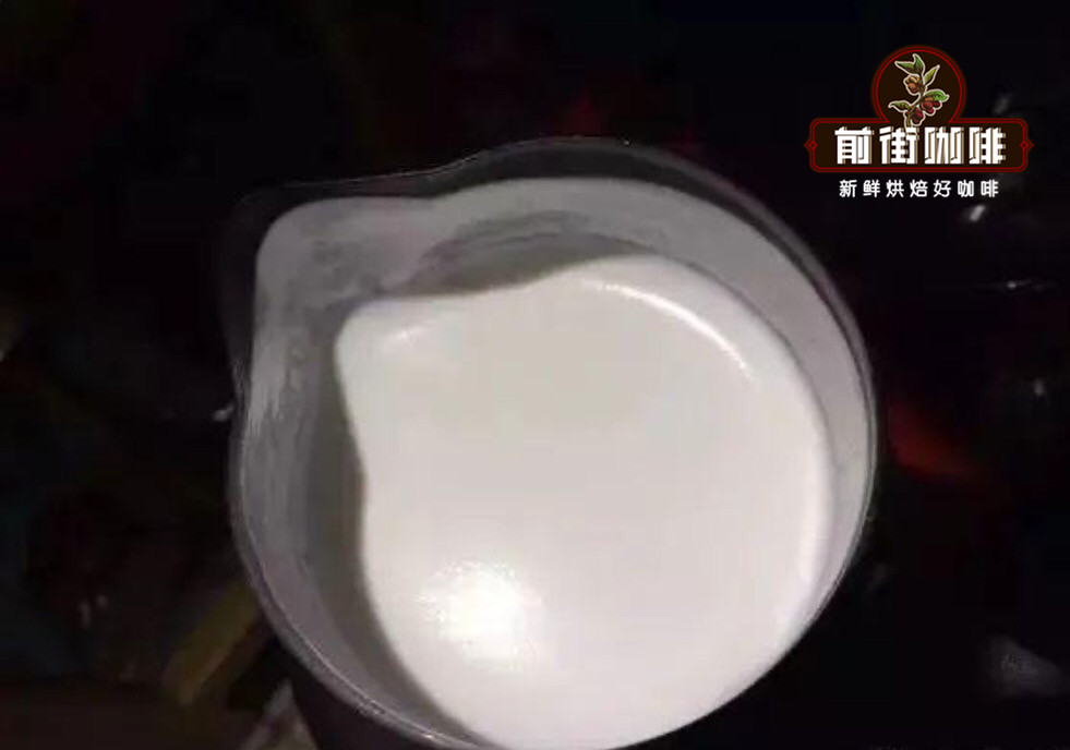Milk frothing technique