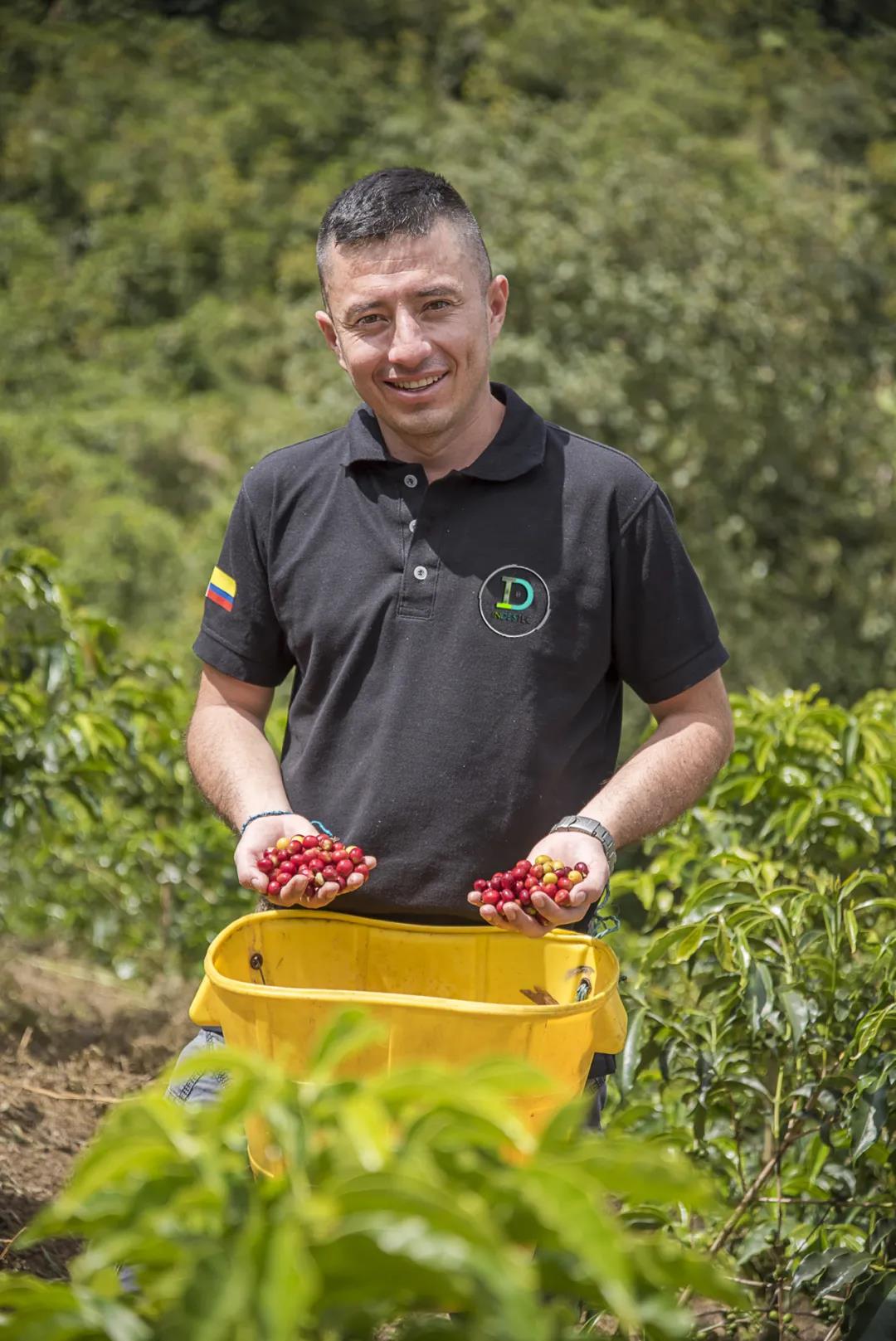 Diego Samuel at Finca El Paraiso Coffee Estate