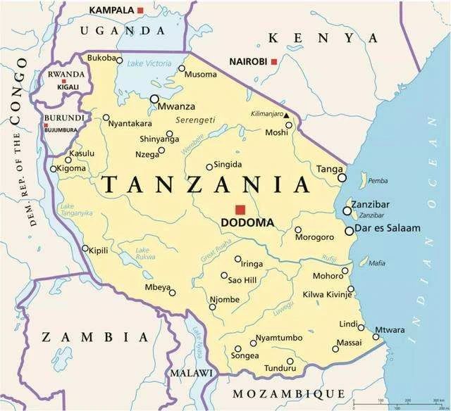 Historical coffee plantation in Tanzania