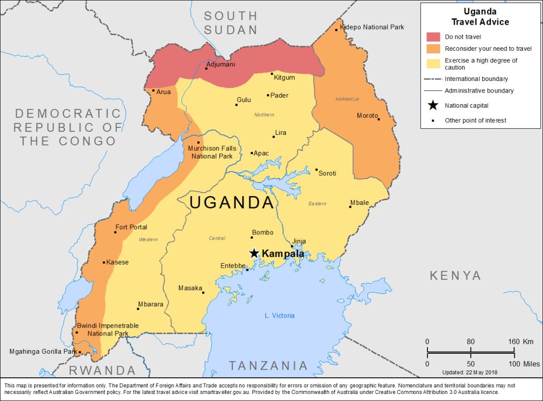 Lush forests and water resources in Uganda