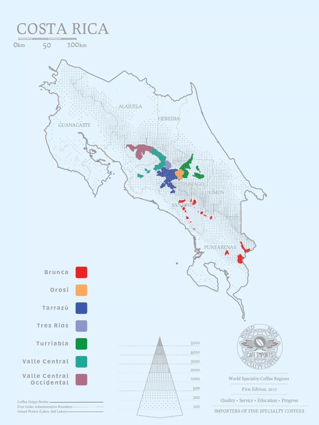 Costa Rica coffee landscape