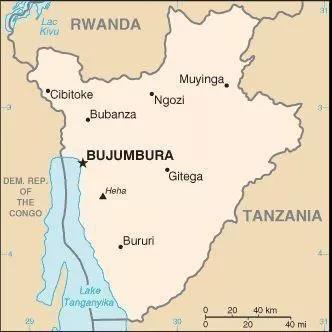 Burundi coffee landscape