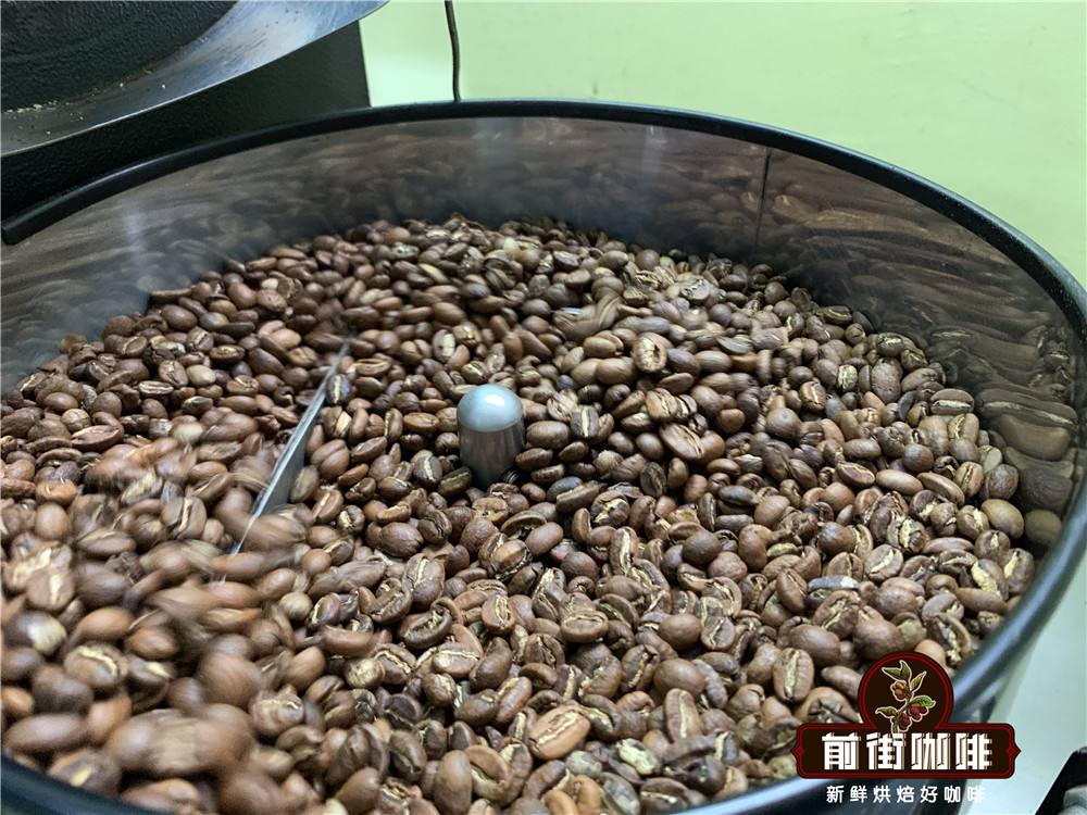 Coffee beans at different roast levels