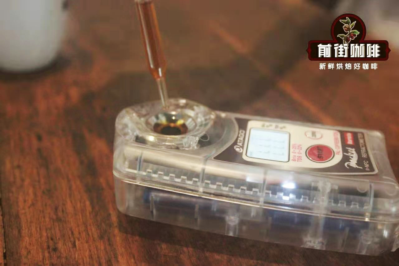 Coffee extraction chart