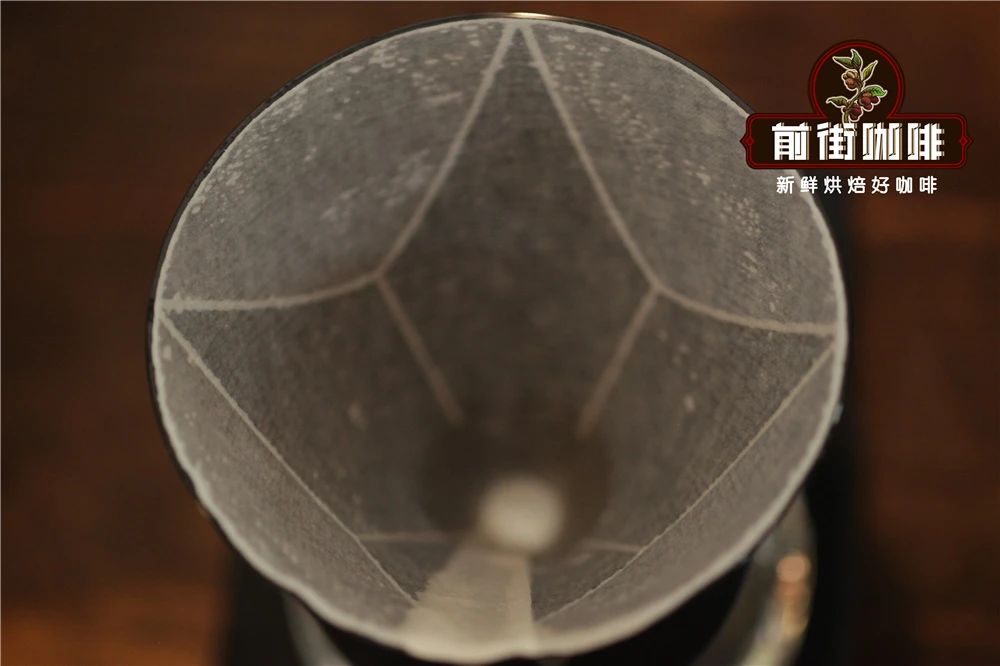 Filter Paper Fitted to Dripper