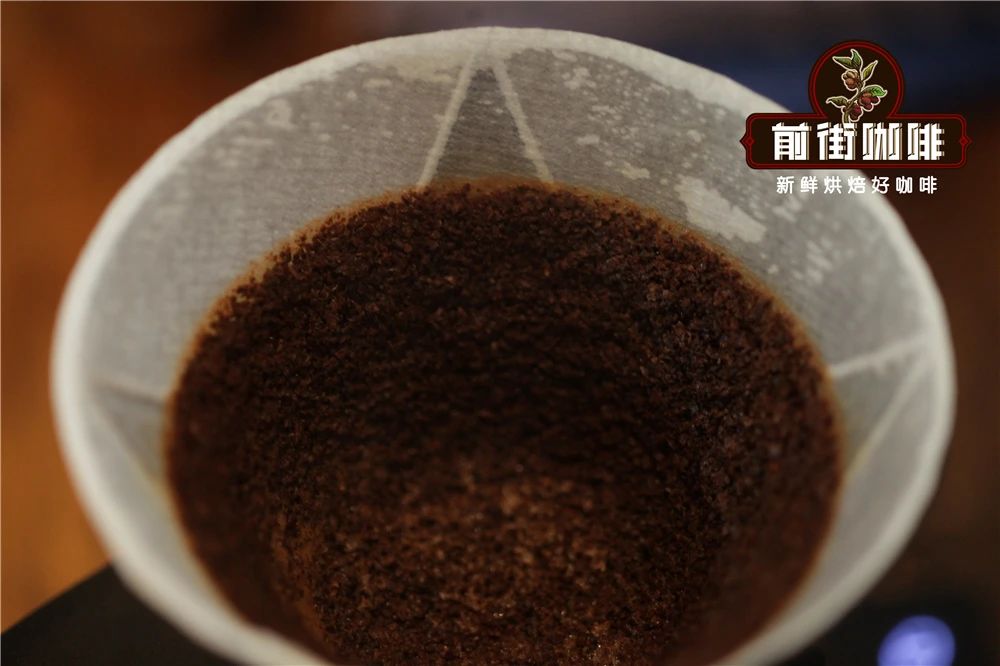 Beautiful coffee grounds after brewing