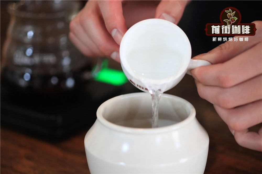 Preheated ceramic cups