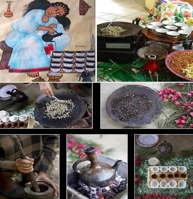 Traditional Ethiopian coffee farming practices