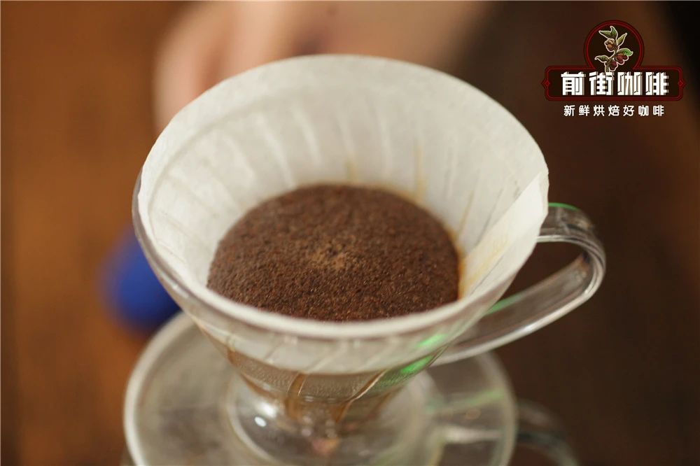 Blooming process of rested coffee beans