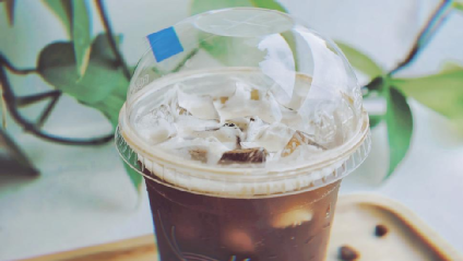 Green grape sparkling Americano tasting