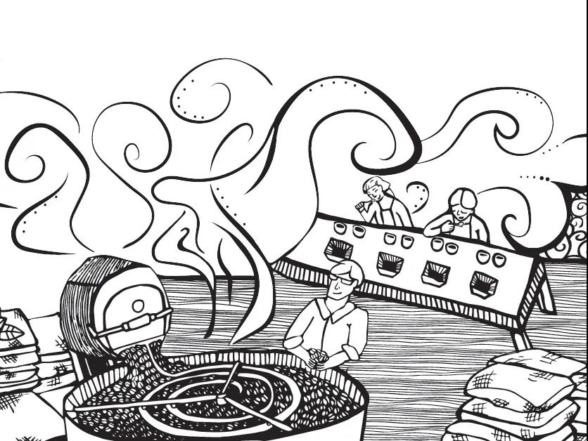 Coffee roasting process