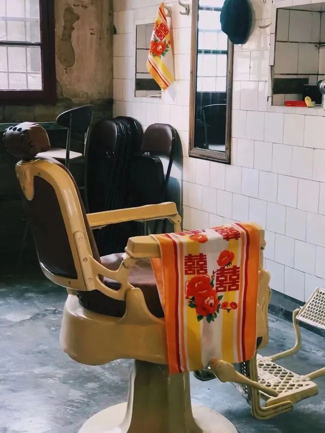 Vintage barber chair