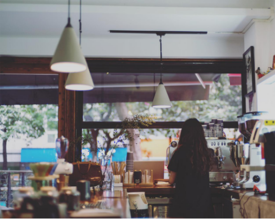 ING Z Coffee Owner Making Coffee
