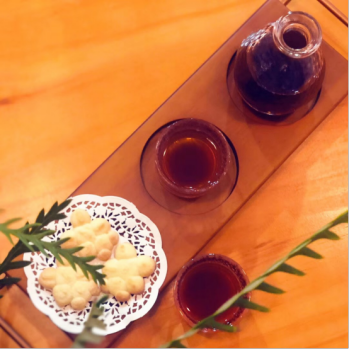 ChitChat Coffeeship Flower Display