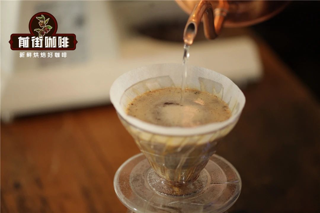 Pouring technique demonstration for light roast coffee brewing