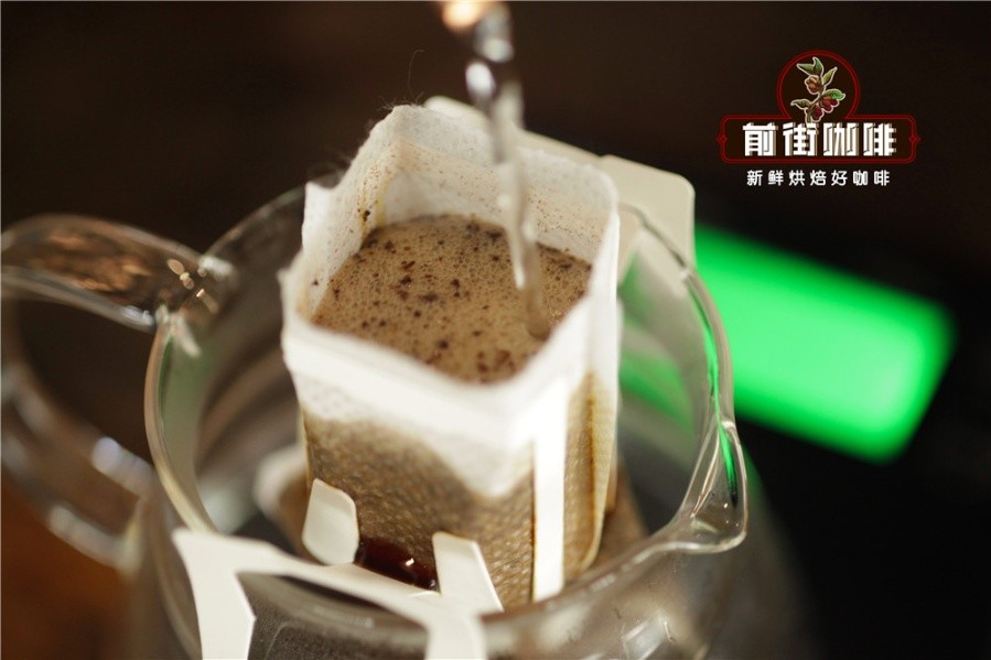 Pouring water over coffee grounds