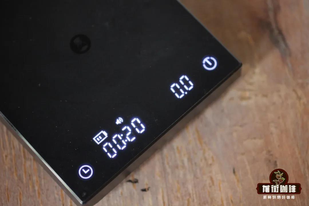 Digital coffee scale with timer