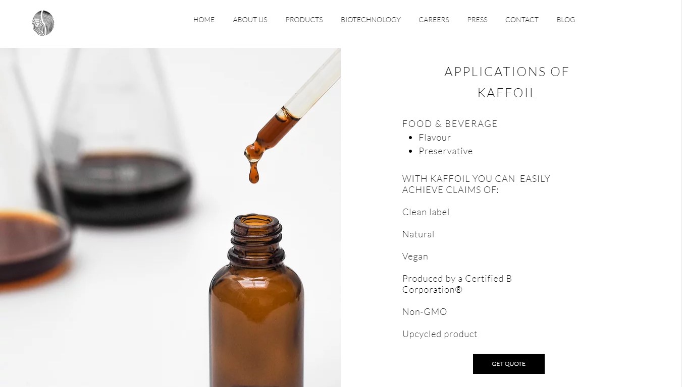 Kaffe Bueno coffee oil product